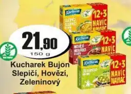 Adam Kucharek Bujon Slepičí, Hovězí, Zeleninový nabídka