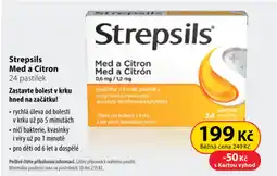 Dr. Max Strepsils Med a Citron nabídka