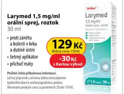 Dr. Max Larymed 1,5 mg/ml orální sprej, roztok nabídka