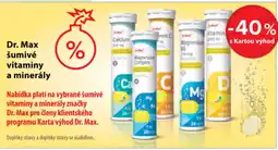 Dr. Max Dr. Max šumivé vitaminy a minerály nabídka