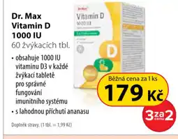 Dr. Max Dr. Max Vitamin D 1000 IU nabídka