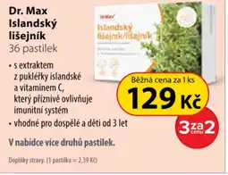 Dr. Max Dr. Max Islandský lišejník nabídka