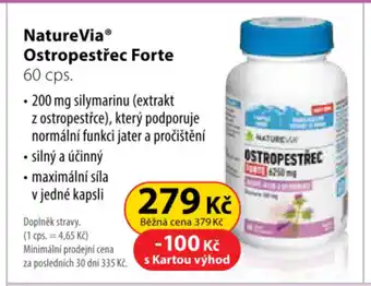 Dr. Max NatureVia® Ostropestřec Forte nabídka
