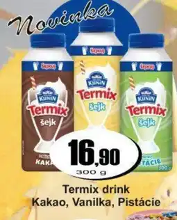 Adam Kunin Termix drink Kakao, Vanilka, Pistácie nabídka