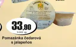 Adam Pomazánka čedarová s jalapeños nabídka