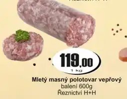 Adam Mletý masný polotovar vepřový nabídka