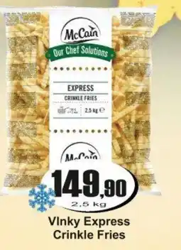Adam Vinky Express Crinkle Fries nabídka
