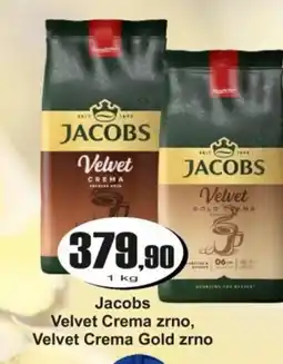 Adam JACOBS Velvet Crema zrno, Velvet Crema Gold zrno nabídka