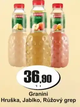 Adam Granini Hruška, Jablko, Růžový grep nabídka