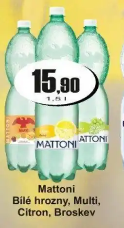 Adam MATTONI Bílé hrozny, Multi, Citron, Broskev nabídka