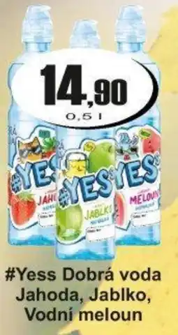 Adam #Yess Dobrá voda Jahoda, Jablko, Vodní meloun nabídka