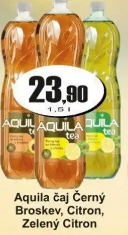 Adam Aquila čaj Černý Broskev, Citron, Zelený Citron nabídka