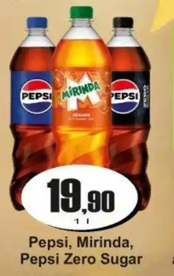 Adam Pepsi, Mirinda, Pepsi Zero Sugar nabídka