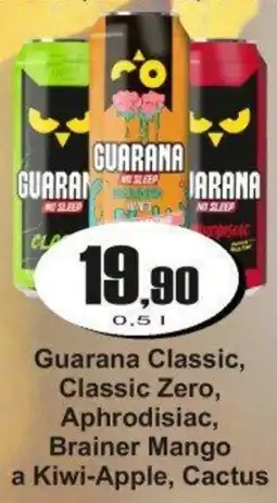 Adam GUARANA Classic, Classic Zero, Aphrodisiac nabídka