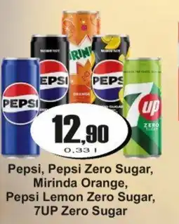 Adam Pepsi, Pepsi Zero Sugar, Mirinda Orange nabídka