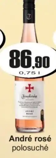 Adam Templářské Sklepy André rosé nabídka