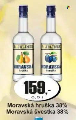 Adam R. JELÍNEK Moravská hruška 38% Moravská švestka 38% nabídka