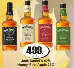 Adam JACK DANIEL'S Honey, Fire, Apple 35% nabídka
