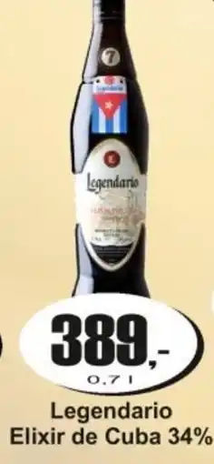 Adam Legendario Elixir de Cuba 34% nabídka