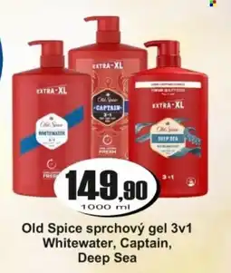 Adam Old Spice sprchový gel 3v1 Whitewater, Captain, Deep Sea nabídka