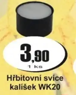Adam Hřbitovní svíce kalíšek WK20 nabídka