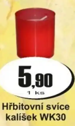 Adam Hřbitovní svíce kalíšek WK30 nabídka