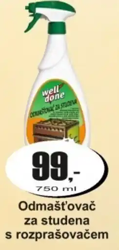 Adam Well done Odmašťovač za studena s rozprašovačem nabídka