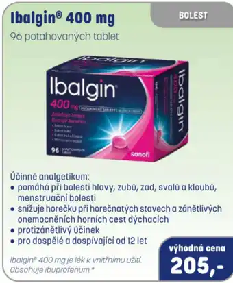 PharmaPoint Ibalgin nabídka