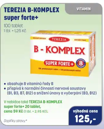 PharmaPoint TEREZIA B-komplex super forte+ nabídka