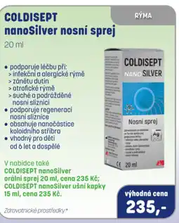 PharmaPoint COLDISEPT nanoSilver nosní sprej nabídka