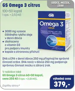 PharmaPoint GS Omega 3 citrus nabídka
