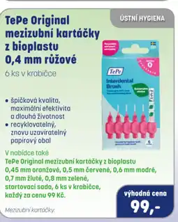 PharmaPoint TePe Original mezizubní kartáčky z bioplastu nabídka