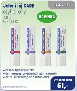 PharmaPoint Jelení lůj Care nabídka