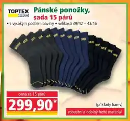 Norma Pánské ponožky, sada 15 párů nabídka
