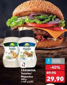 Kaufland ZÁRUBOVA Tatarka/ Majonéza nabídka