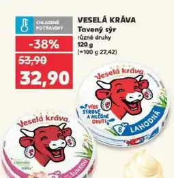 Kaufland Veselá kráva tavený sýr nabídka
