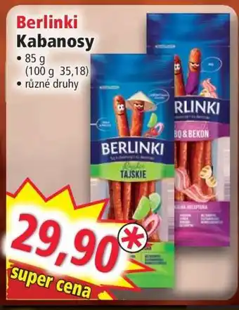 Norma Berlinki Kabanosy nabídka