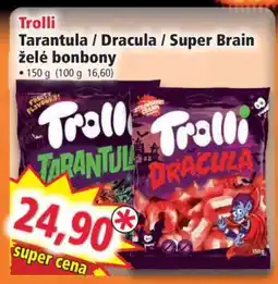 Norma Trolli Tarantula / Dracula / Super Brain želé bonbony nabídka