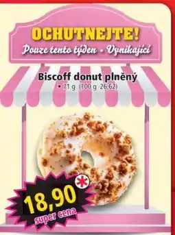 Norma Biscoff donut plněný nabídka