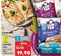 Kaufland LUNTER Tofu nabídka