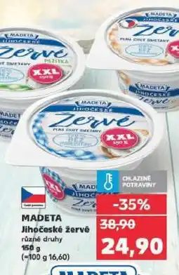 Kaufland Madeta Jihočeské Žervé nabídka