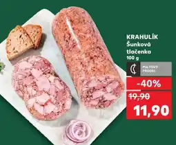Kaufland KRAHULÍK Šunková tlačenka nabídka
