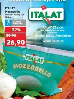 Kaufland ITALAT Mozzarella nabídka