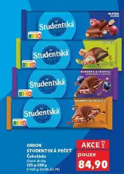 Kaufland Orion Studentská pečeť nabídka