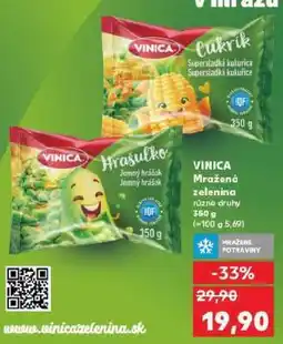 Kaufland VINICA Mražená zelenina nabídka