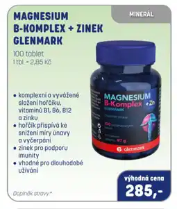 PharmaPoint MAGNESIUM B-komplex + zinek glenmark nabídka