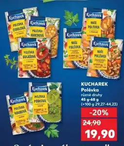 Kaufland Kucharek Polévka nabídka