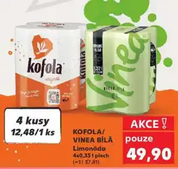 Kaufland KOFOLA/VINEA BÍLÁ Limonáda nabídka