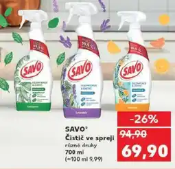 Kaufland SAVO Čistič ve spreji nabídka