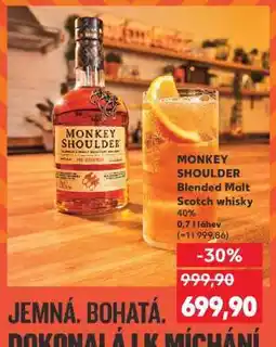 Kaufland MONKEY SHOULDER Blended Malt Scotch whisky nabídka
